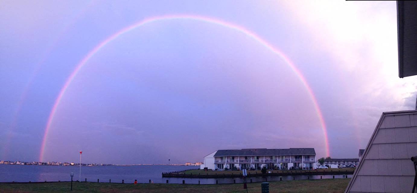 Rainbow over the bay